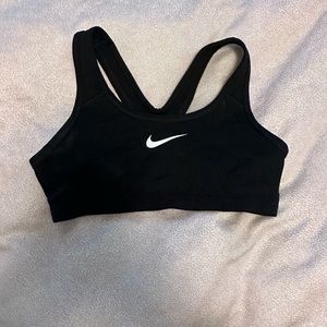Kids Black Nike Sports Bra